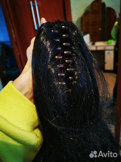 Парик шиньон накладной хвост волосы