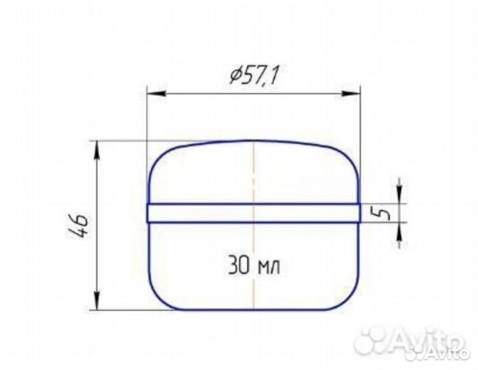 Тара, баночка 30 мл под крем новые