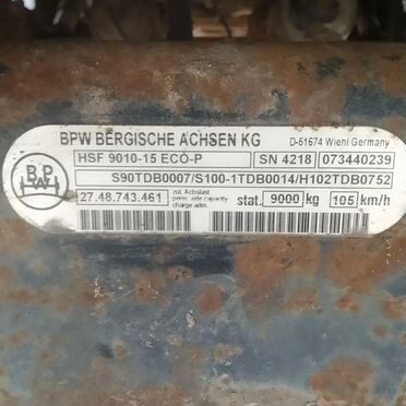Полуприцеп бортовой Krone SDP27, 2005