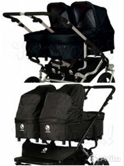 Коляска для двойни погодок 2в1 easywalker DUO
