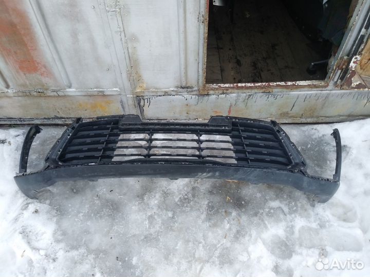 Юбка переднего бампера Kia Rio X