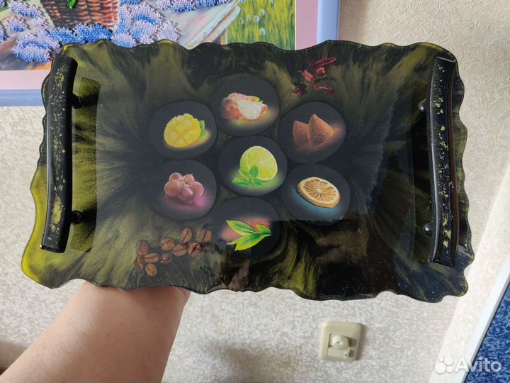 Поднос с ручками