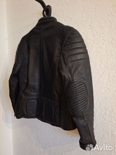 Мотокуртка кожаная