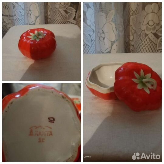 Сахарница фарфоровая СССР, чайные Пары лфз, ваза