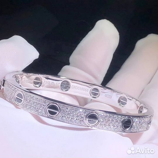 Cartier браслет love 1,99 ct