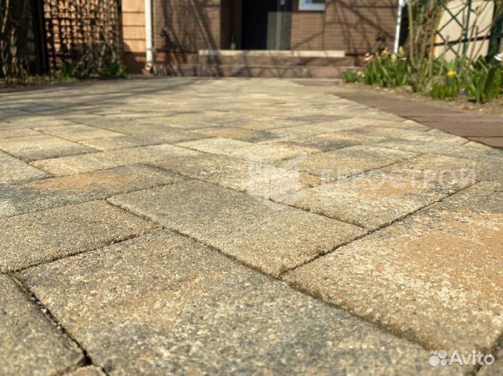 Тротуарная плитка, брусчатка, бордюры, газонная решетка