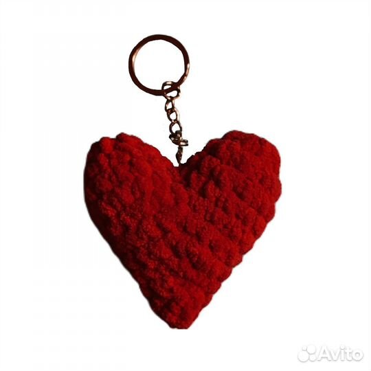 Вязаное сердце(брелок)