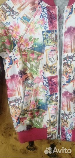 Куртка бомбер на девочку