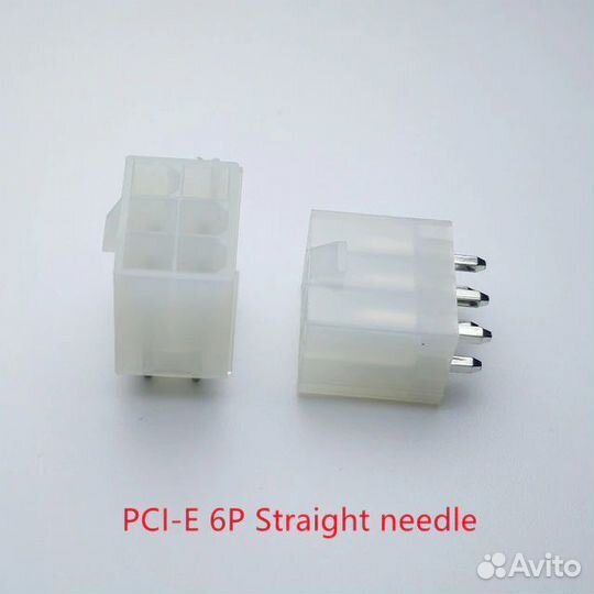 Штекеры и разъемы 6pin для видеокарты или асика