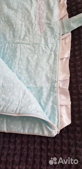 Конверт на выписку летний для новорожденного