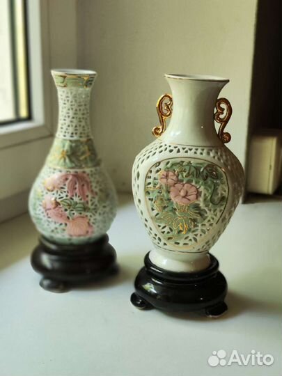 Ваза для цветов фарфор парные