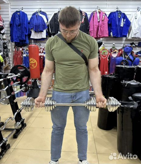 Гантели + штанга 2в1