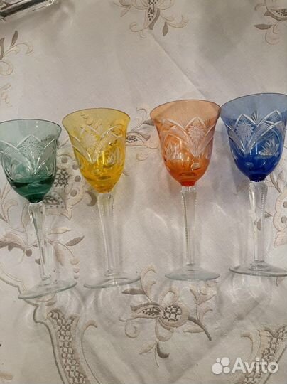 Хрустальные бокалы СССР