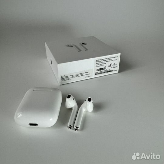 Apple AirPods 1 наушники с футляром оригинал