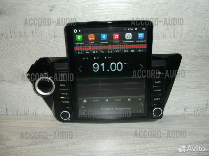 Магнитола Kia Rio 3 Android в стиле Tesla