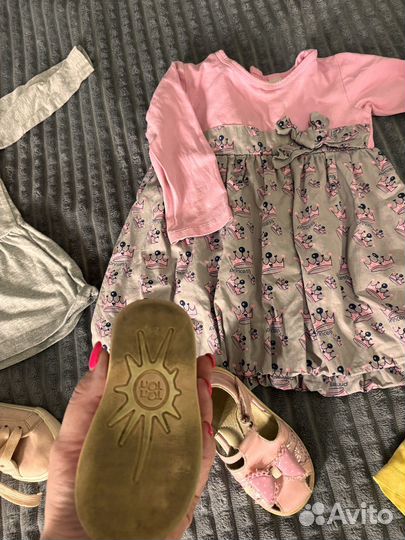 Одежда и обувь для девочки 80
