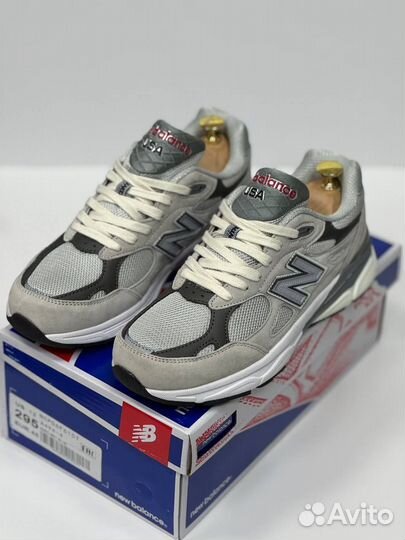 Кроссовки New Balance 990 серые 4