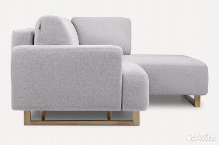 Диван угловой Онте Bucle Silver