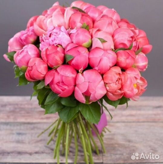 Пионы цветы букеты