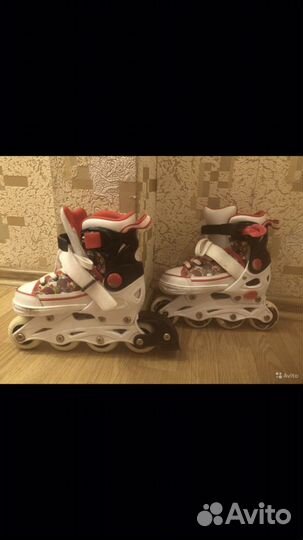 Роликовые коньки детские раздвижные