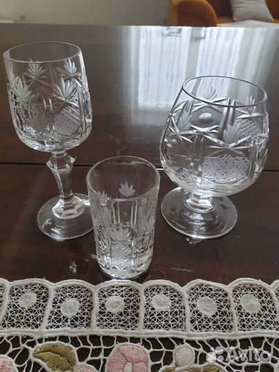 Фужеры, рюмки, хрусталь Югославия