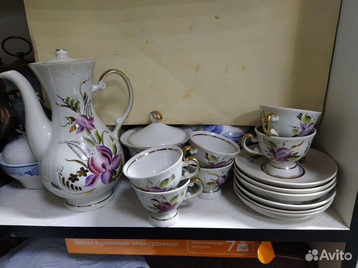 Кофейный сервиз, Полонное, лфз, песочное