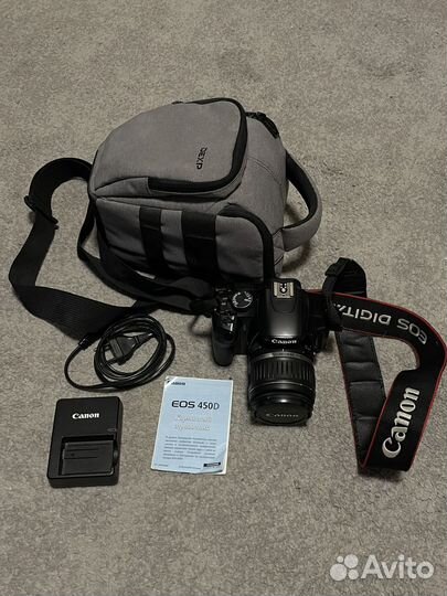 Зеркальный фотоаппарат Canon eos 450d