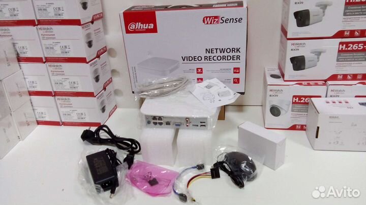 Dahua DHI-NVR2104-P-I2 4-канальный PoE ip-видеорег