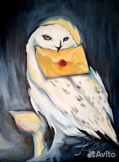 Картина Хэдвиг (Букля) из Гарри Поттера