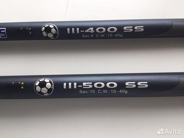 Удочки Shimano, Mikado и Bazizfish 4, 5 и 6 метров