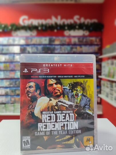 Red dead redemption game of the year edition ps3