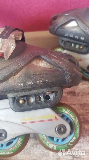 Ролики раздвижные детские 32-37рр