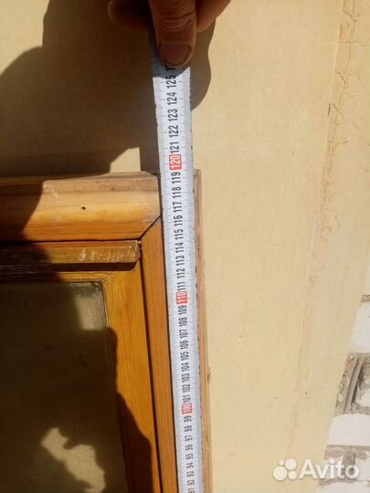 Окно деревянное, двойное 1х1.2