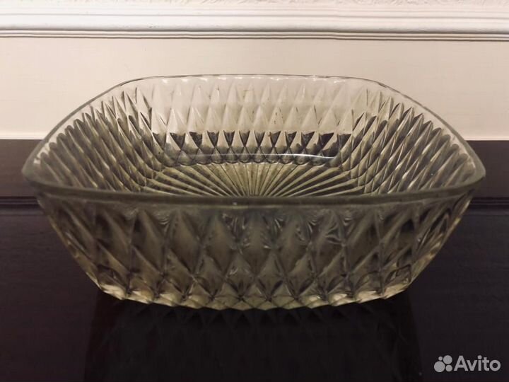 Салатник стеклянный СССР