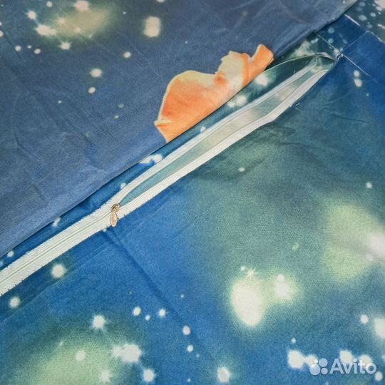 Пастельное бельё в отличном состоянии