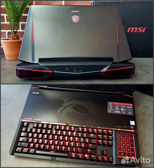 Монстр MSI GT83VR - 18.4 дюймов и 2 видеокарты