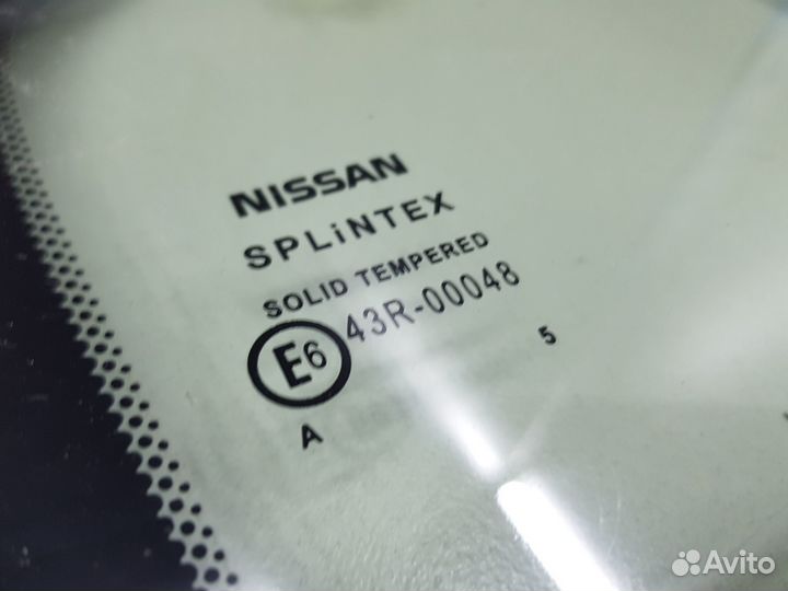 Форточка двери R.R. Nissan Primera P12 (2001-2008)