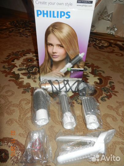 Плойка Филипс с насадками новая