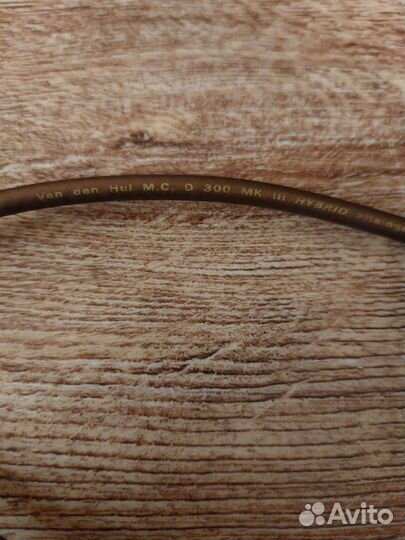 Van Den Hul D 300 RCA 1m кабель межблочный аудио