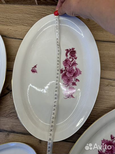 Набор столовой посуды, блюда овальные гдр