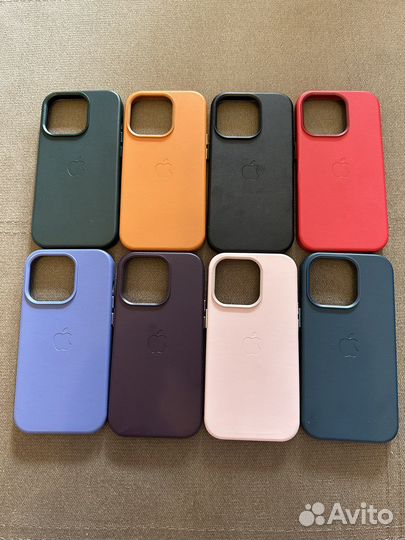 Чехол на iPhone 14/pro/pro max magsafe LeatherCase