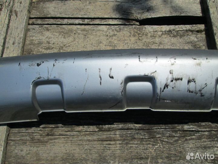 Рено Сандеро Степвэй накладка зад бампера 2009