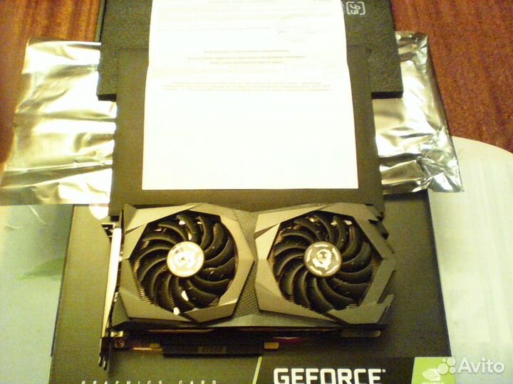 Видеокарта MSI GeForce GTX 1660 super Gaming