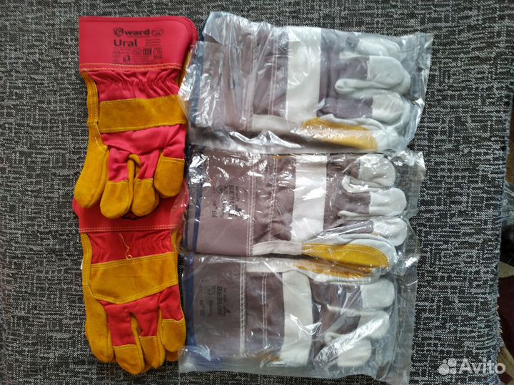 Перчатки рабочие спилковые