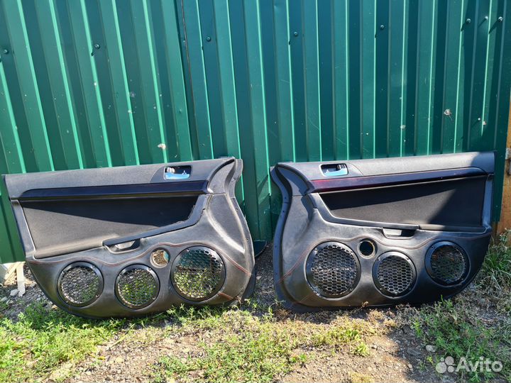 Дверные карты под автозвук mitsubishi lancer Х