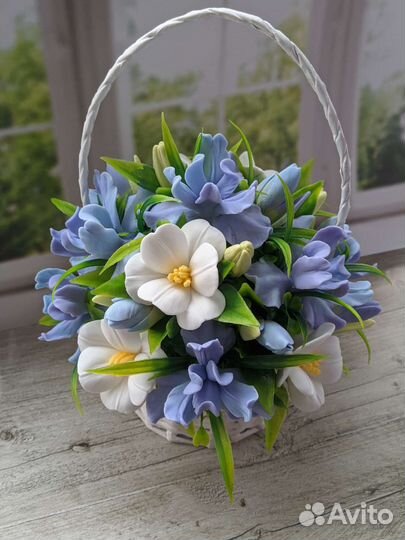 Букет цветы из мыла