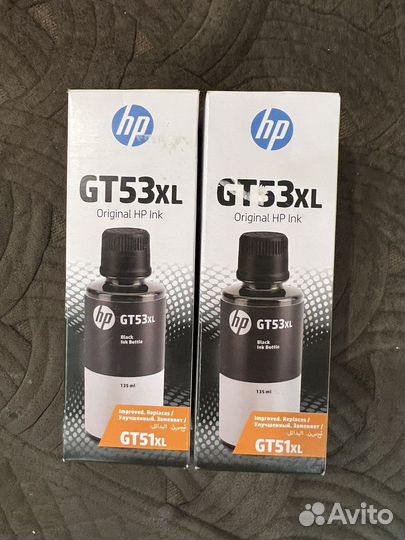 Краска чернила hp gt53XL