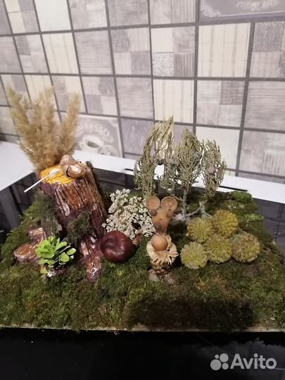 Поделки для сада и школы. Осень в лесу