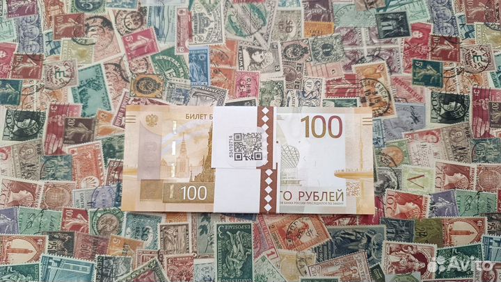 Корешок банкнот 100 р Ржев
