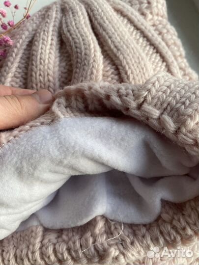 Комплект шапка и снуд